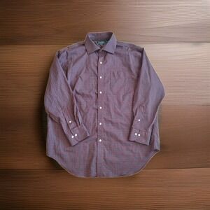 Lauren Ralph Lauren Mens Classic Fit Non Iron Size XL Plaid Button Down Shirt A1